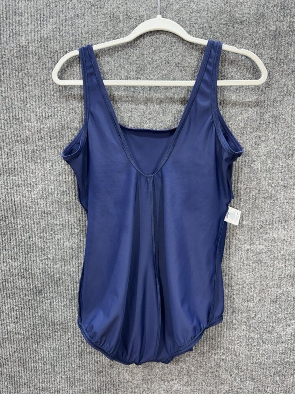 Lands End One Piece Swimsuit Womens 18P Navy Blue Soft Cup Bra Wirefree UPF 50 - Picture 5 of 11